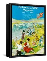 Our Children-Charles H. Dickson-Framed Stretched Canvas