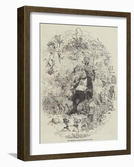 Our Christmas Dream-Hablot Knight Browne-Framed Giclee Print