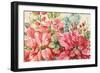 Our Christmas Story Poinsettias-Lisa Audit-Framed Art Print