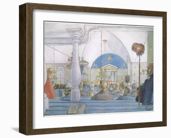 Our Church at Sundborn-Carl Larsson-Framed Giclee Print