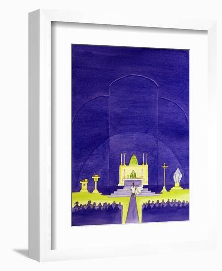 Our Churches are Holy Places Consecrated for Prayer and Worship, 2006-Elizabeth Wang-Framed Giclee Print