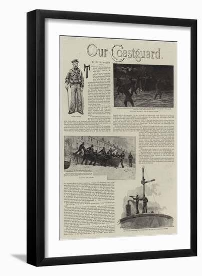 Our Coastguard-Charles Joseph Staniland-Framed Giclee Print