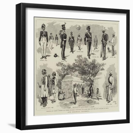 Our Colonial Defences-Adrien Emmanuel Marie-Framed Giclee Print