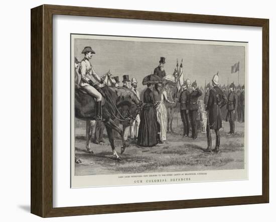 Our Colonial Defences-null-Framed Giclee Print