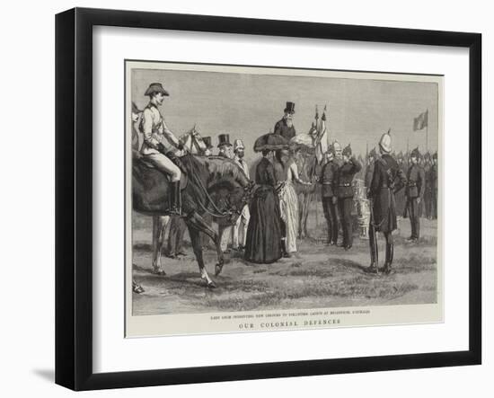 Our Colonial Defences-null-Framed Giclee Print