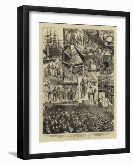 Our Colonial Wool Trade-null-Framed Giclee Print