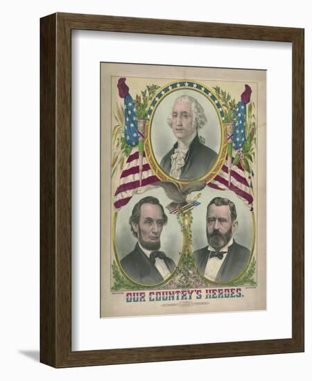 Our Country's Heroes Print-null-Framed Giclee Print