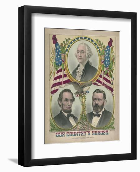 Our Country's Heroes Print-null-Framed Giclee Print