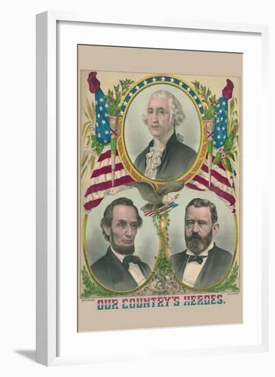 Our Country's Heroes-Bridgman, E.C.-Framed Art Print