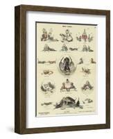 Our Dachshunds-null-Framed Giclee Print