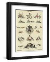 Our Dachshunds-null-Framed Giclee Print