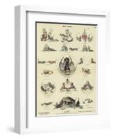 Our Dachshunds-null-Framed Giclee Print