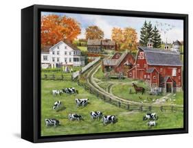 Our Dairy Farm-Bob Fair-Framed Stretched Canvas