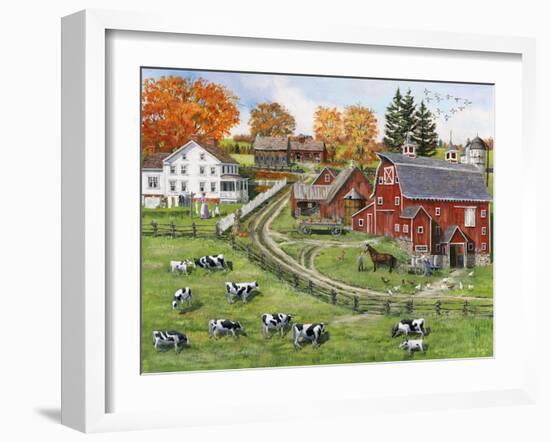 Our Dairy Farm-Bob Fair-Framed Giclee Print