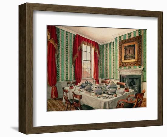 Our Dining Room at York, 1838-Mary Ellen Best-Framed Giclee Print