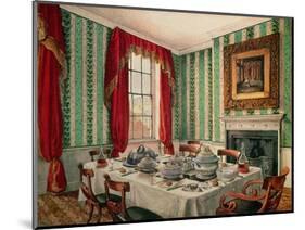 Our Dining Room at York, 1838-Mary Ellen Best-Mounted Giclee Print