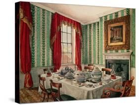 Our Dining Room at York, 1838-Mary Ellen Best-Stretched Canvas