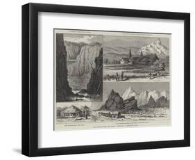 Our Dispute with the Boers, Sketches in Bechuana Land-null-Framed Premium Giclee Print