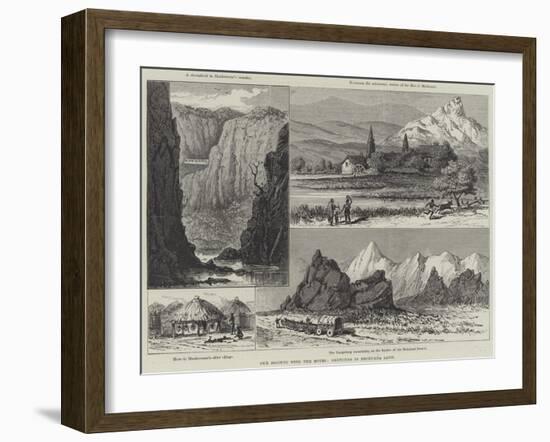 Our Dispute with the Boers, Sketches in Bechuana Land-null-Framed Giclee Print