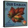 Our Emblem Brand - San Dimas, California - Citrus Crate Label-Lantern Press-Stretched Canvas