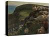 Our English Coasts, 1852 ('Strayed Sheep')-William Holman Hunt-Stretched Canvas