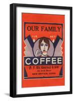 Our Family Coffee-null-Framed Art Print