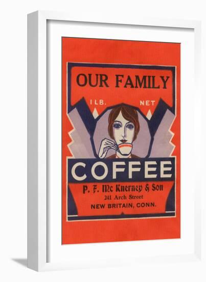Our Family Coffee-null-Framed Art Print