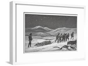 Our First Funeral, January 20, 1884, Pub London 1886-J. Steeple Davis-Framed Giclee Print