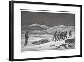 Our First Funeral, January 20, 1884, Pub London 1886-J. Steeple Davis-Framed Giclee Print