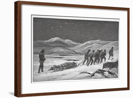 Our First Funeral, January 20, 1884, Pub London 1886-J. Steeple Davis-Framed Giclee Print