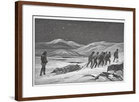 Our First Funeral, January 20, 1884, Pub London 1886-J. Steeple Davis-Framed Giclee Print