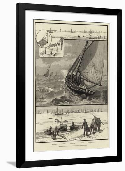 Our Fishing Industries: Oyster Dredging at Whitstable-null-Framed Giclee Print