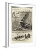 Our Fishing Industries: Oyster Dredging at Whitstable-null-Framed Giclee Print