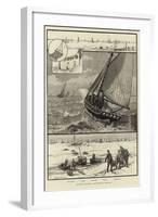 Our Fishing Industries: Oyster Dredging at Whitstable-null-Framed Giclee Print