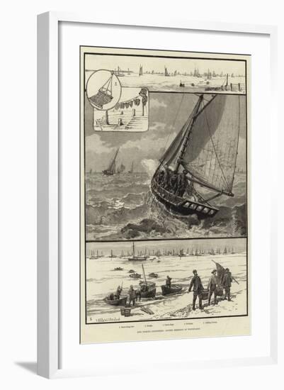 Our Fishing Industries: Oyster Dredging at Whitstable-null-Framed Giclee Print