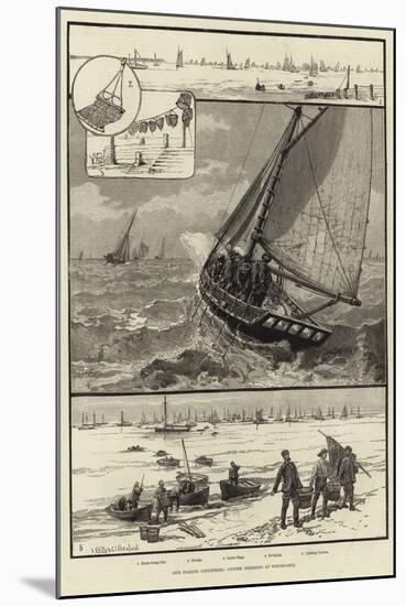 Our Fishing Industries: Oyster Dredging at Whitstable-null-Mounted Giclee Print