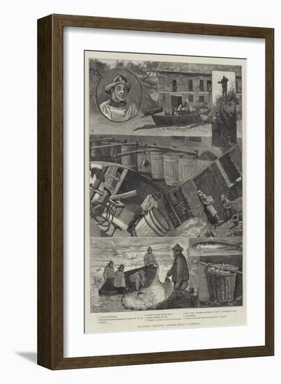 Our Fishing Industries, Pilchard Seining in Cornwall-Percy Robert Craft-Framed Giclee Print