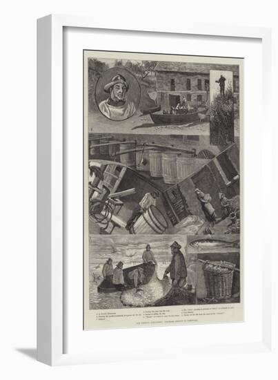 Our Fishing Industries, Pilchard Seining in Cornwall-Percy Robert Craft-Framed Giclee Print