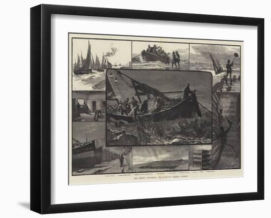 Our Fishing Industries, the Yarmouth Herring Fishery-null-Framed Giclee Print