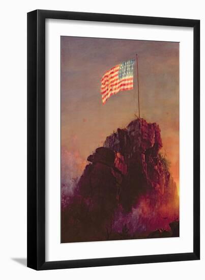 Our Flag, 1864-Frederic Edwin Church-Framed Giclee Print