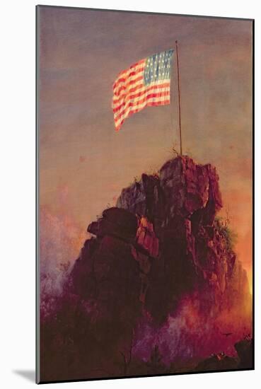 Our Flag, 1864-Frederic Edwin Church-Mounted Giclee Print