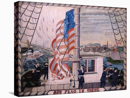 Our Flag is There: Fort McHenry, Baltimore, 1850-1900-American School-Stretched Canvas