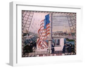 Our Flag is There: Fort McHenry, Baltimore, 1850-1900-American School-Framed Giclee Print