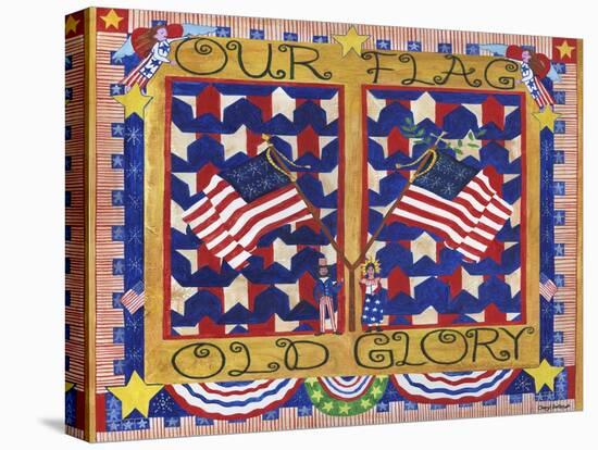 Our Flag Old Glory Cheryl Bartley-Cheryl Bartley-Stretched Canvas