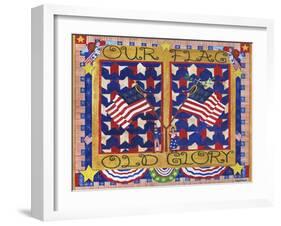 Our Flag Old Glory Cheryl Bartley-Cheryl Bartley-Framed Giclee Print