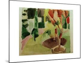 Our Garden by the Lake 2-Auguste Macke-Mounted Giclee Print