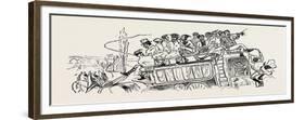 Our Great Football Match, Pelicans Versus Phantoms: We Drive Down-null-Framed Giclee Print