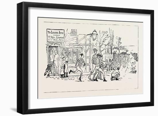 Our Great Football Match-null-Framed Giclee Print