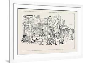 Our Great Football Match-null-Framed Giclee Print