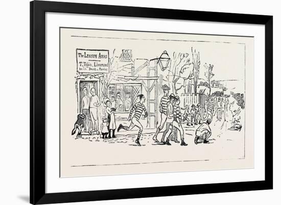 Our Great Football Match-null-Framed Giclee Print